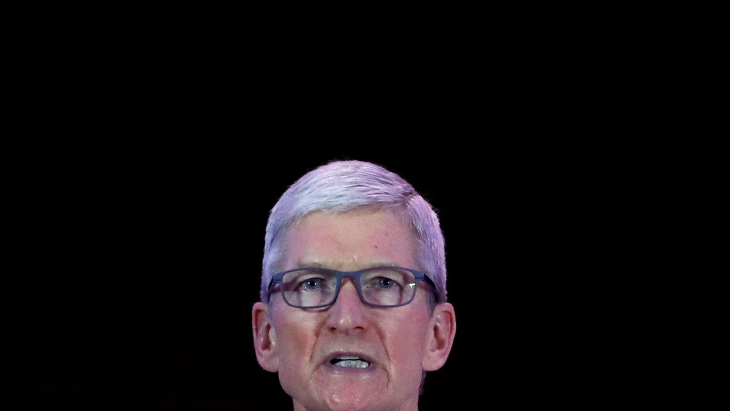 Tim Cook, CEO de Apple. (Reuters)