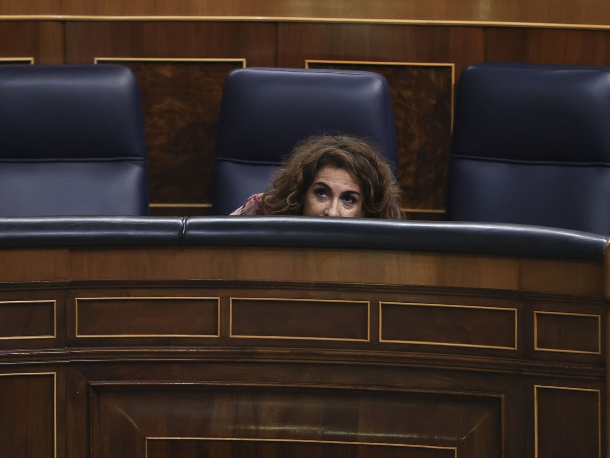 Foto: María Jesús Montero, ministra de Hacienda, en el Congreso. (EFE/Kike Huesca)