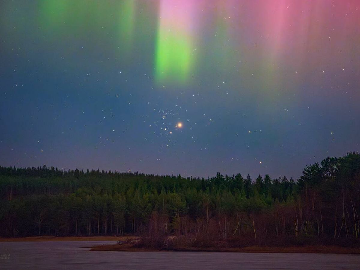 NASA seleciona foto de Marte e aurora boreal na Suécia como Imagem Astronômica do Dia