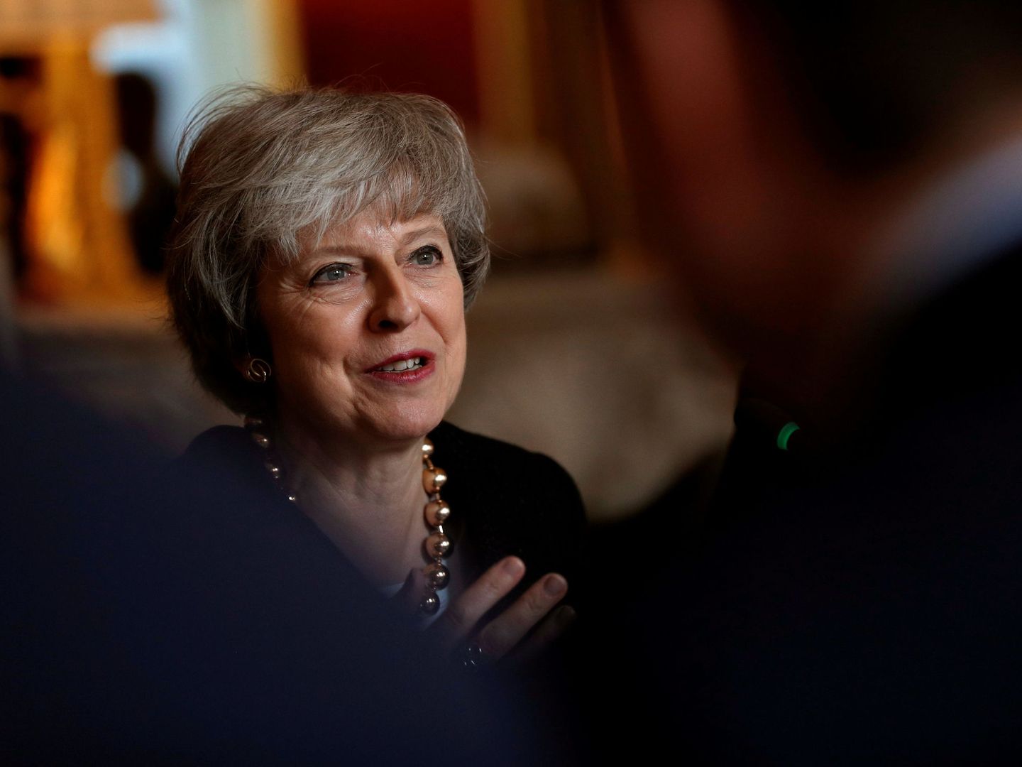 La primera ministra británica Theresa May. (Reuters)