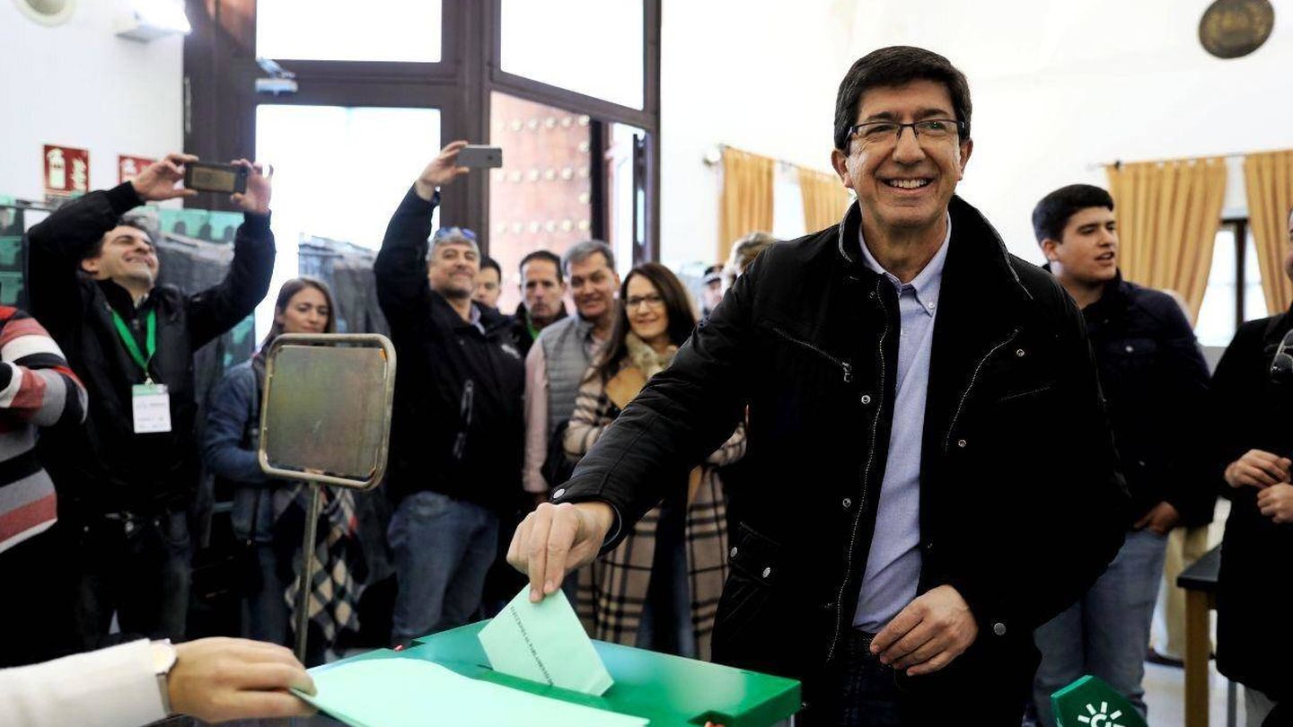 Juan Marín, candidato de Ciudadanos a la Presidencia de la Junta de Andalucía