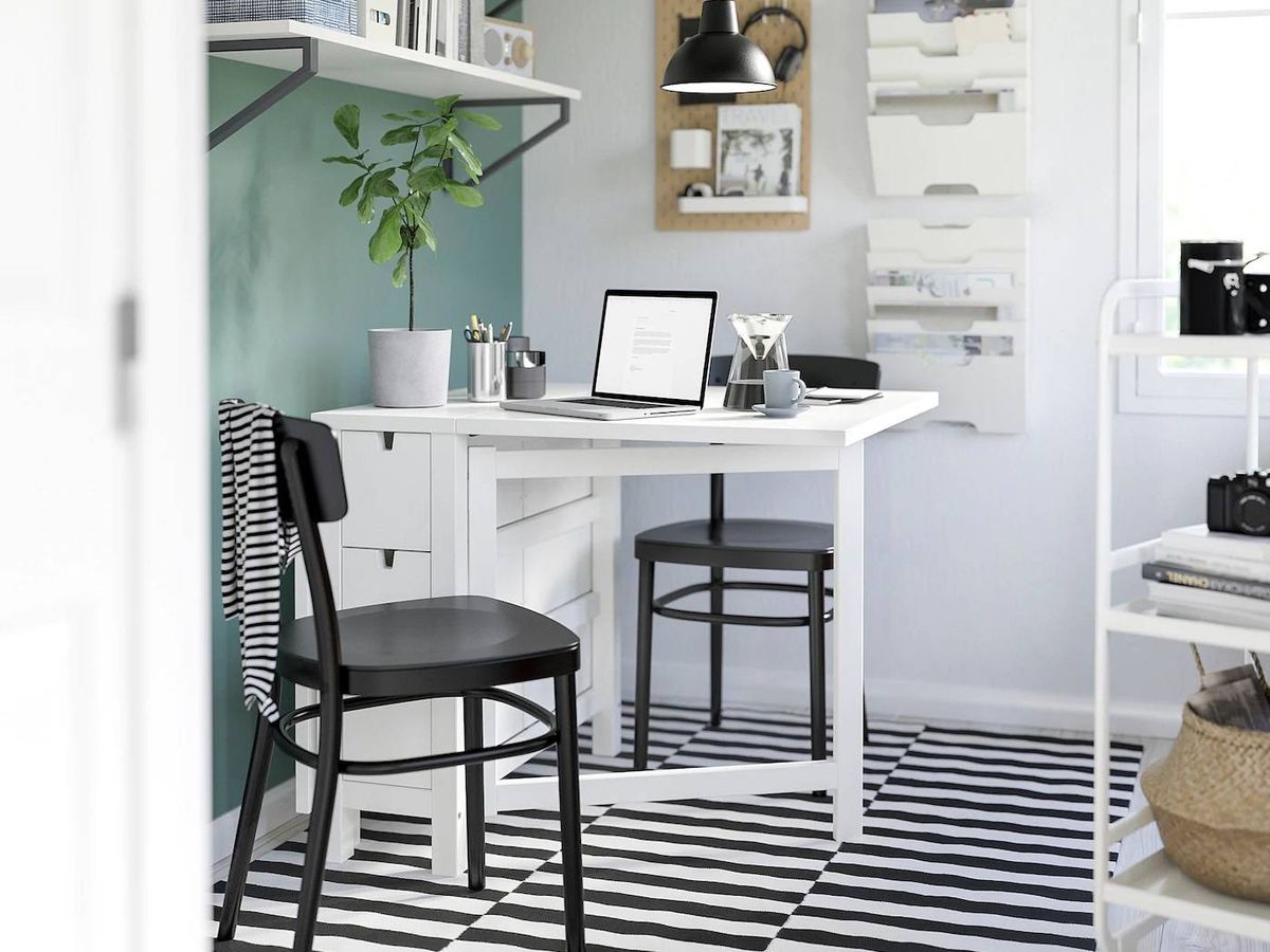Foto: La mesa de Ikea perfecta para espacios pequeños. (Cortesía)