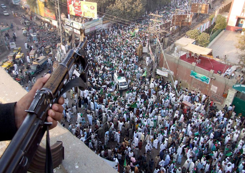 Foto: Celebración del Profeta en Hyderabad, en Pakistán (EFE)