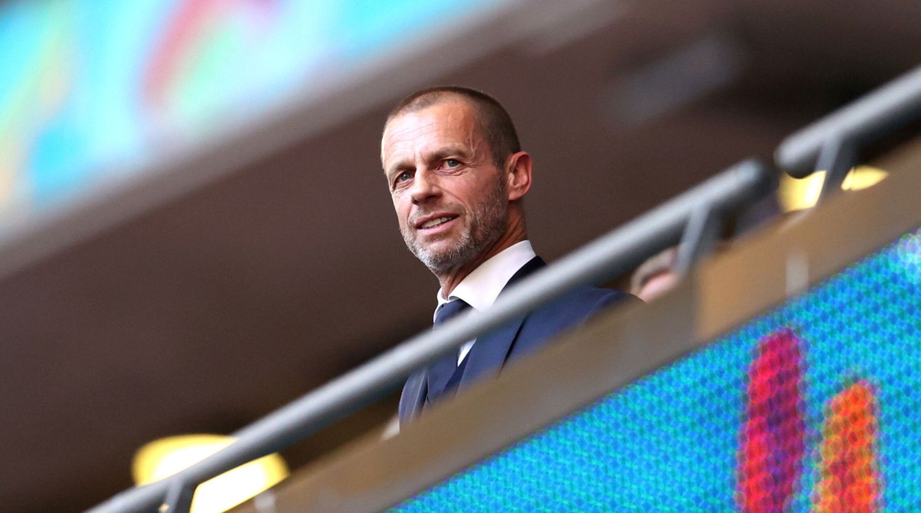 El presidente de la UEFA, Aleksander Ceferin, en una imagen de archivo. (Reuters/Catherine Ivill).