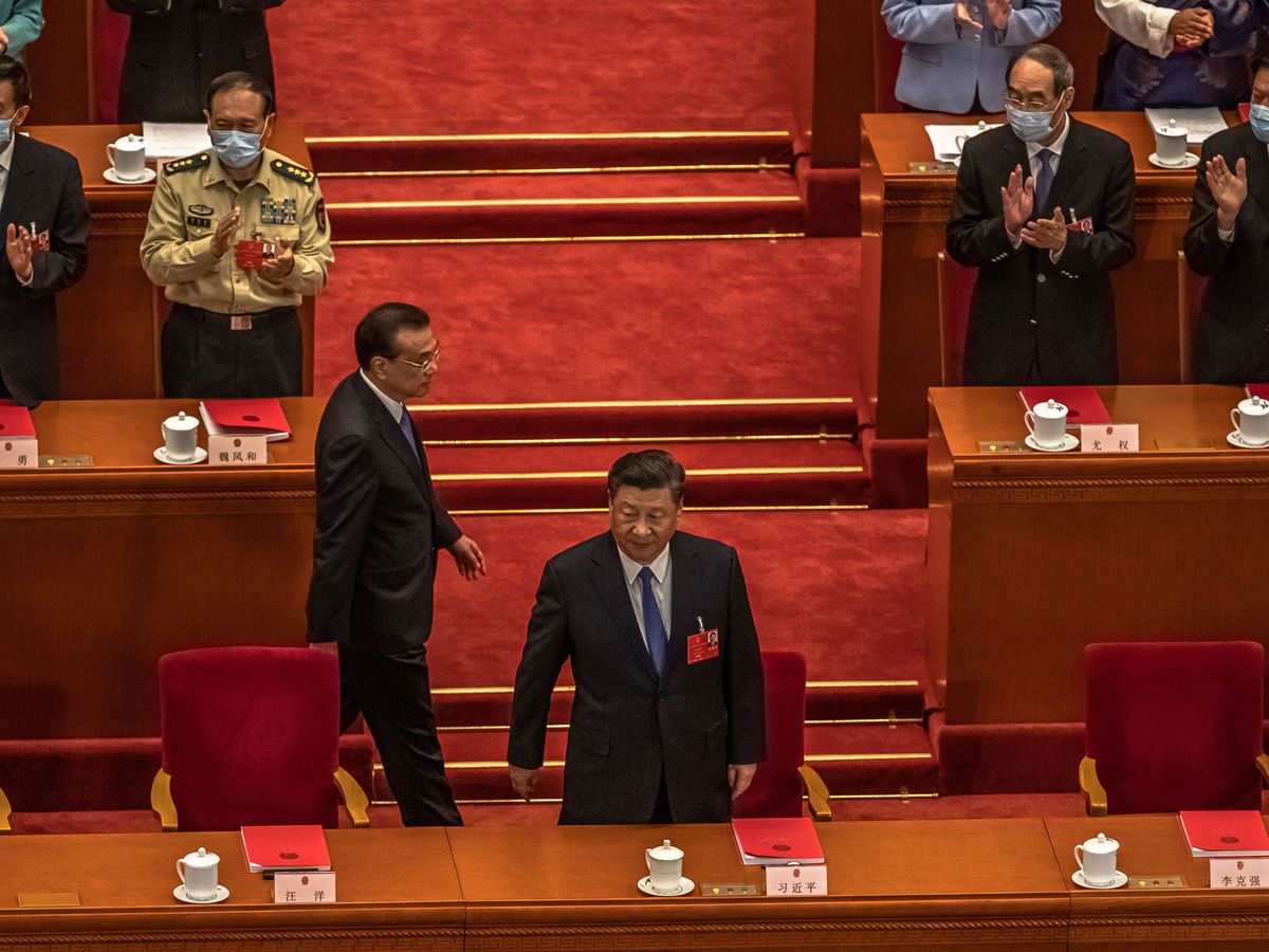Foto: Xi Jinping, junto a Li Keqiang. ((EFE)