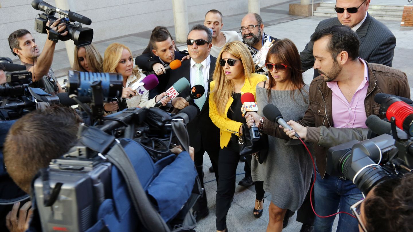 Chabelita a su llegada a los juzgados de Madrid en octubre (Gtres)