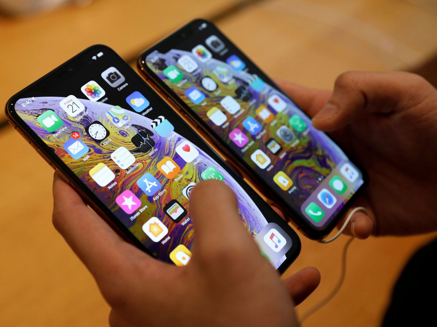 iPhone Xs y Xs Max. (Foto: Reuters)