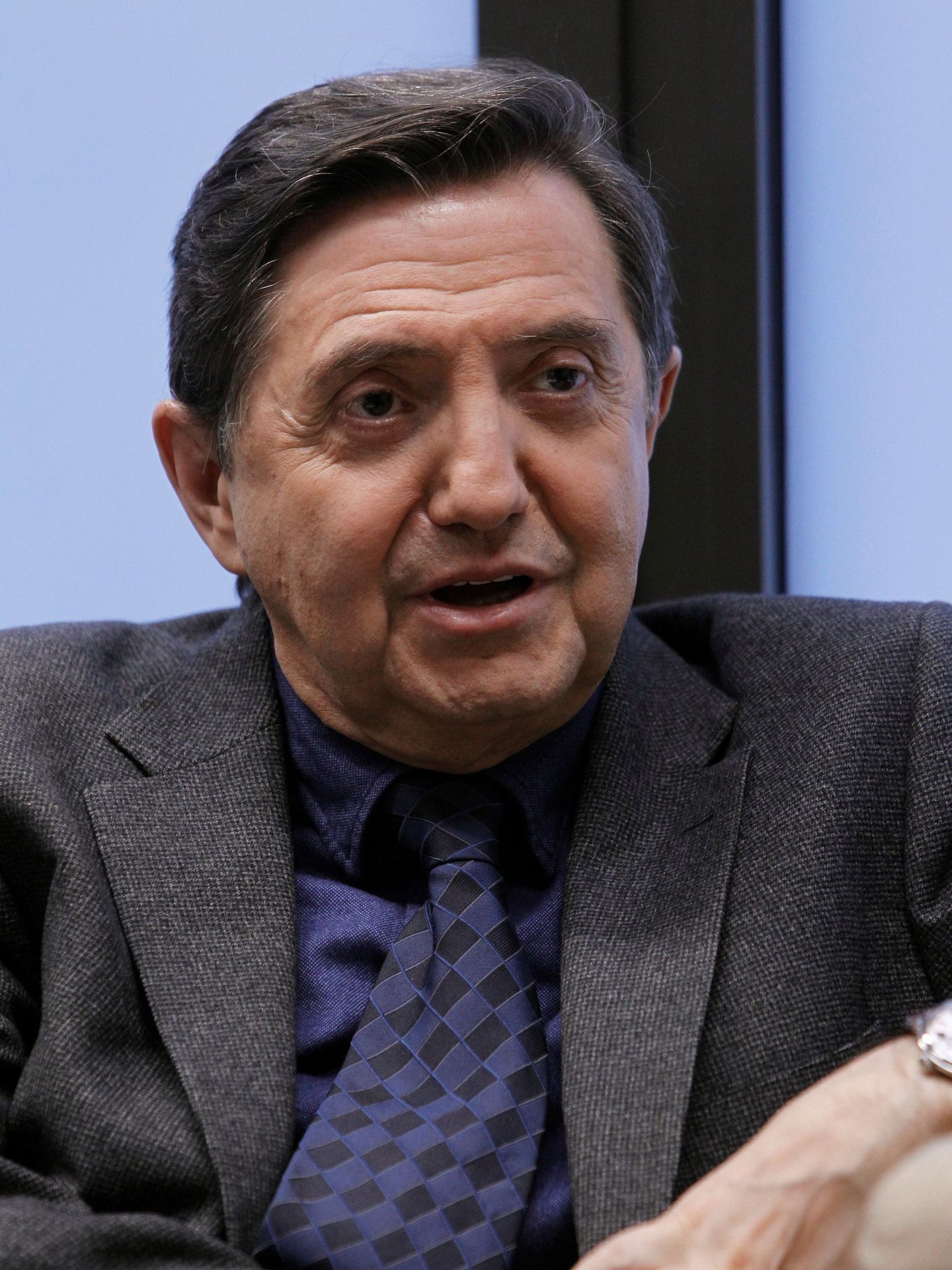 Federico Jiménez Losantos, durante una entrevista con motivo de la publicación de su libro 'Memoria del comunismo'. (EFE)