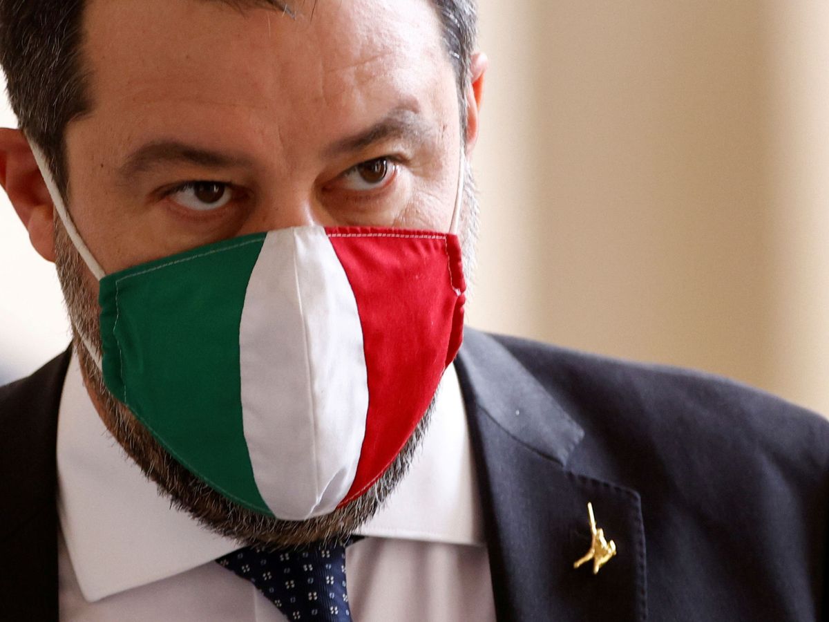 Foto: Matteo Salvini acude a una reunión con el presidente italiano, Sergio Mattarella. (Reuters)