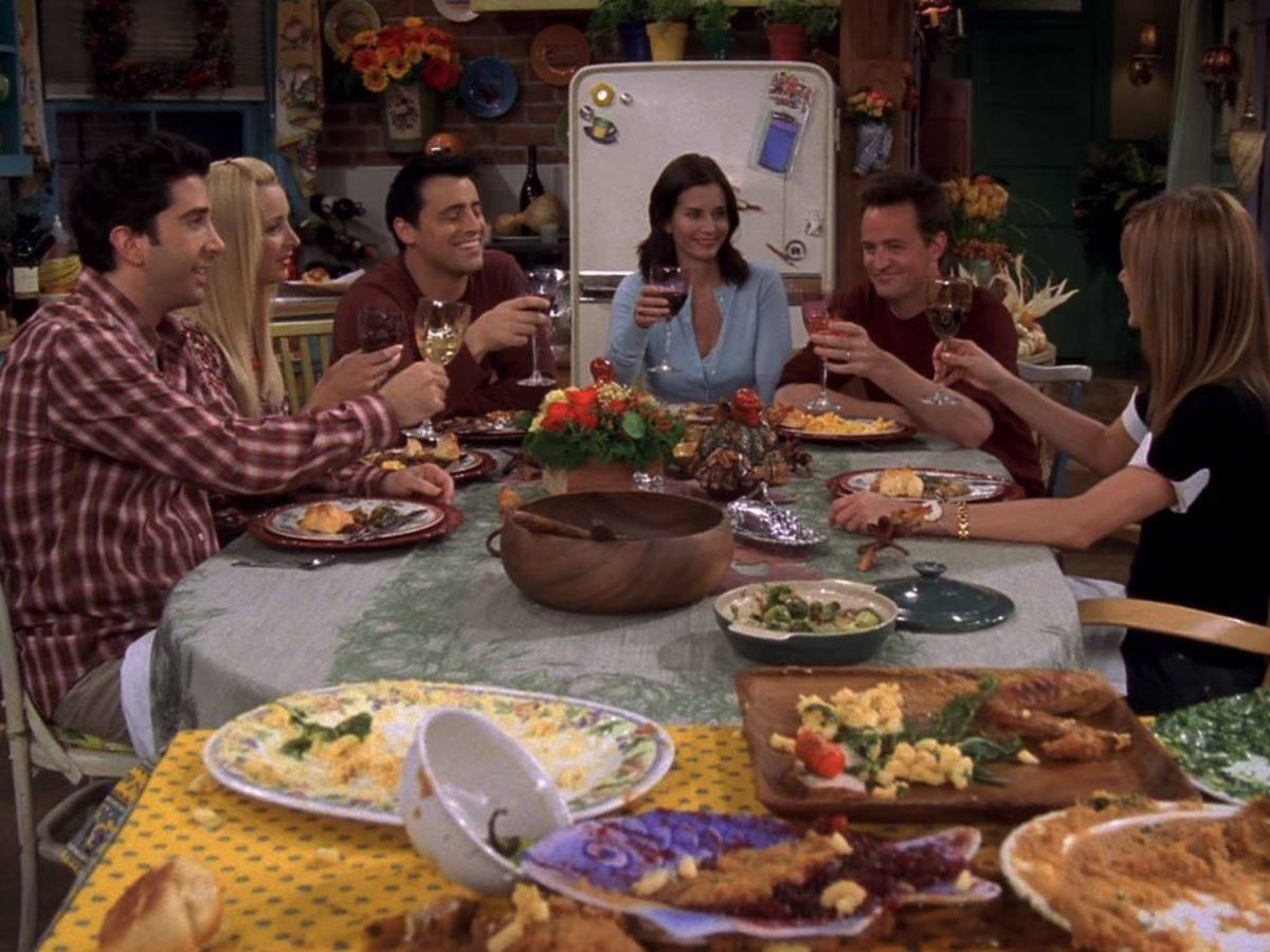Foto: El último capítulo de Acción de Gracias de la serie 'Friends'