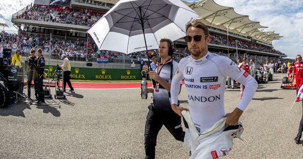 Foto: Jenson Button, en el Gran Premio de Estados Unidos de 2016. (EFE)