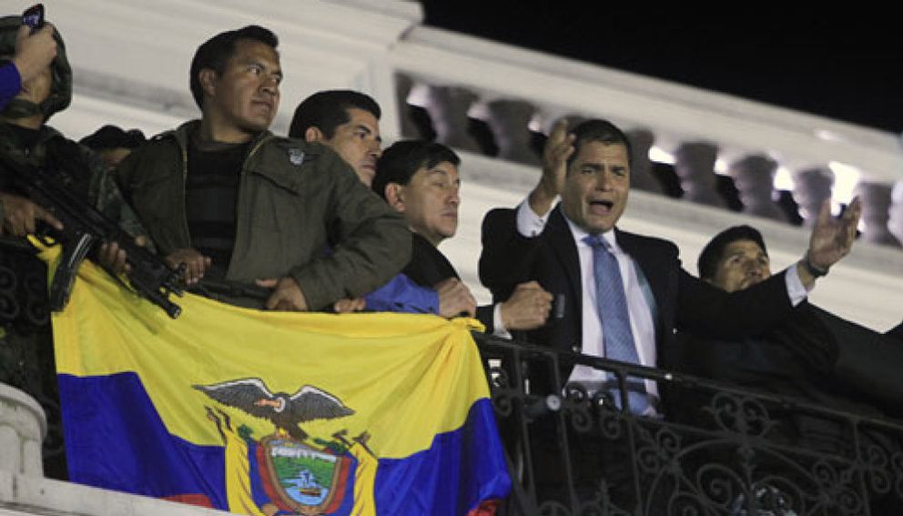 Foto: Correa acusa a la oposición de un "intento de golpe de Estado"