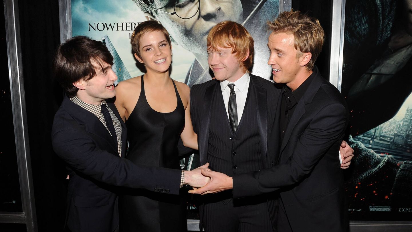El reparto de 'Harry Potter' en 2010. (Getty)