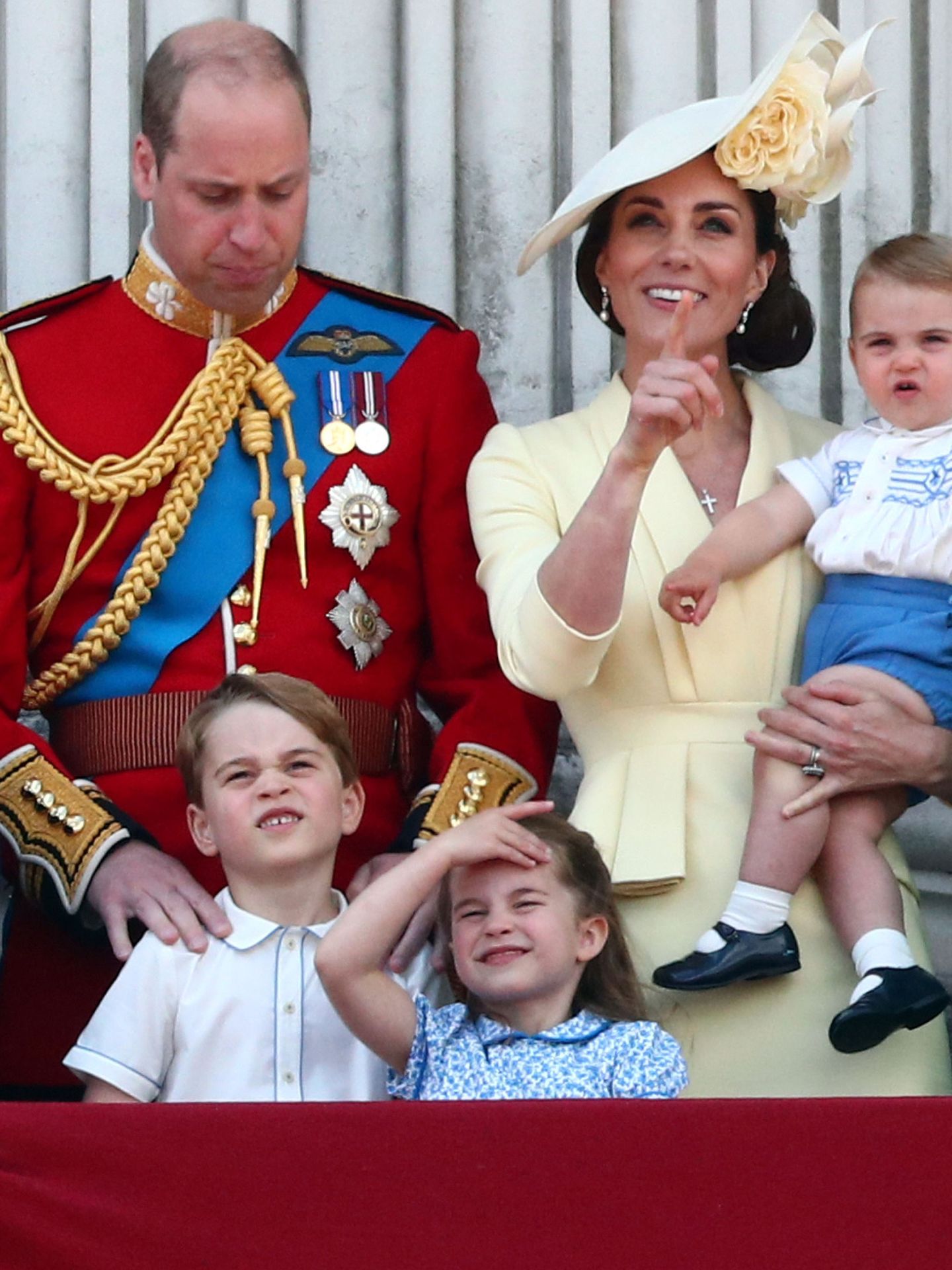 Los duques de Cambridge con sus hijos en una imagen de archivo. (Reuters)