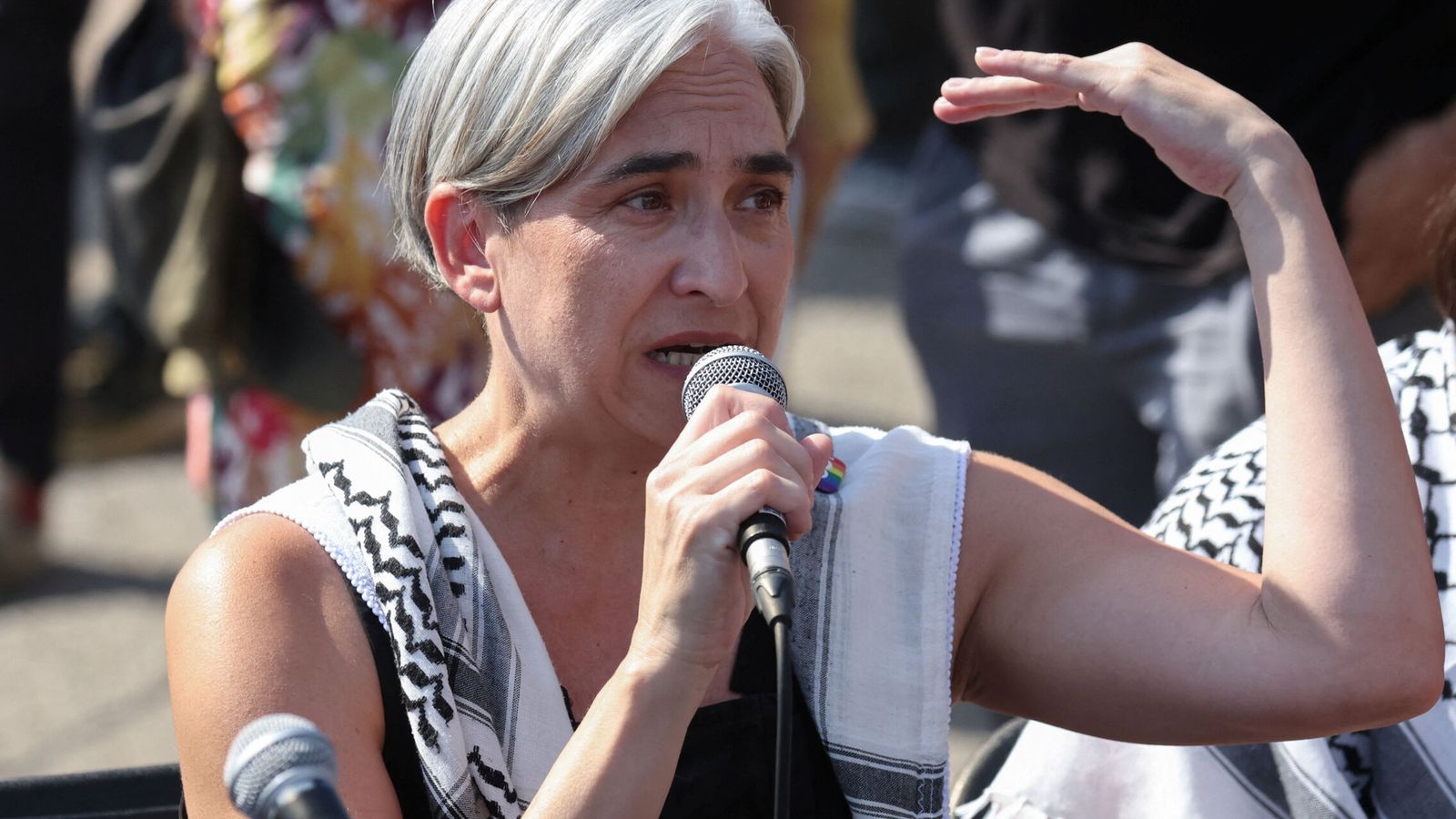 EEUU deniega a Ada Colau la entrada a Puerto Rico tras su participación en la flotilla humanitaria a Gaza