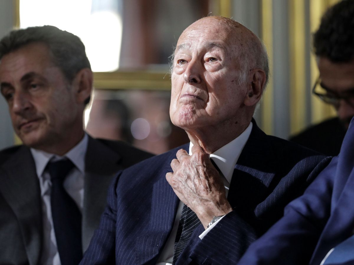 Foto: Valery Giscard d'Estaing y Nicolas Sarkozy en una foto de archivo (Reuters)