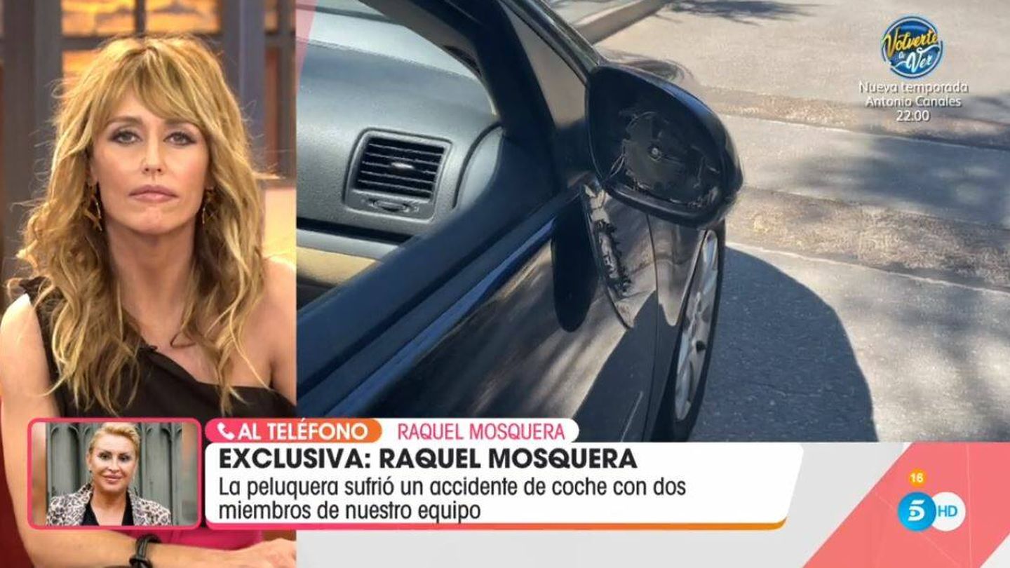 Emma García escucha a Raquel Mosquera en 'Viva la vida'. (Mediaset)
