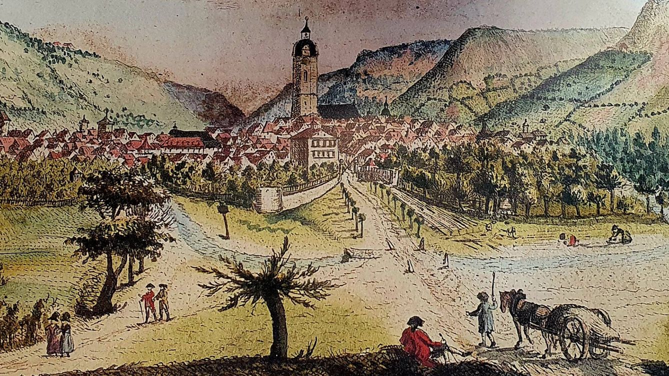 Foto: Vista de Jena a finales del siglo XVIII. (Taurus)
