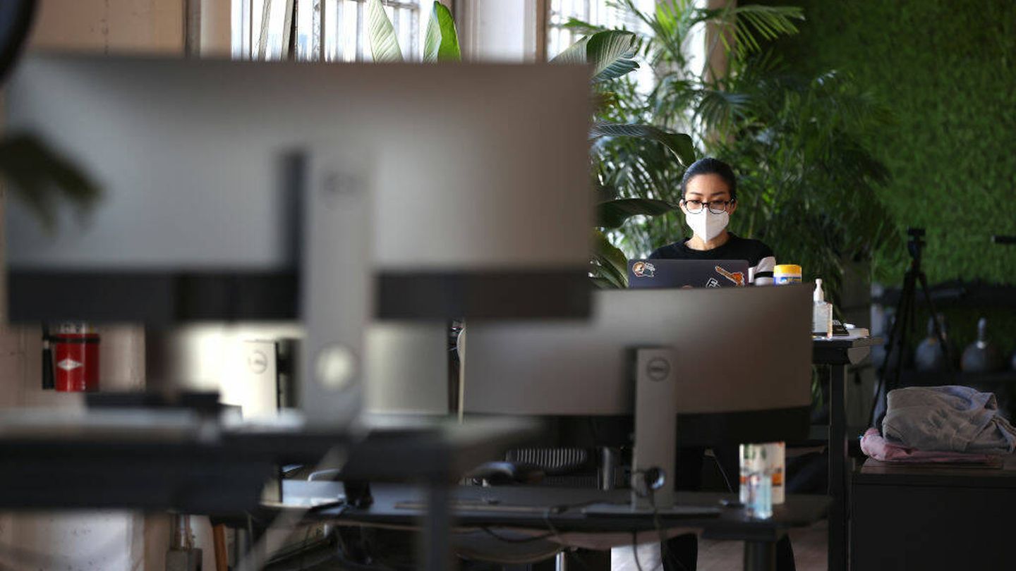 Una empleada, en una 'startup' de San Francisco. (Getty Images)
