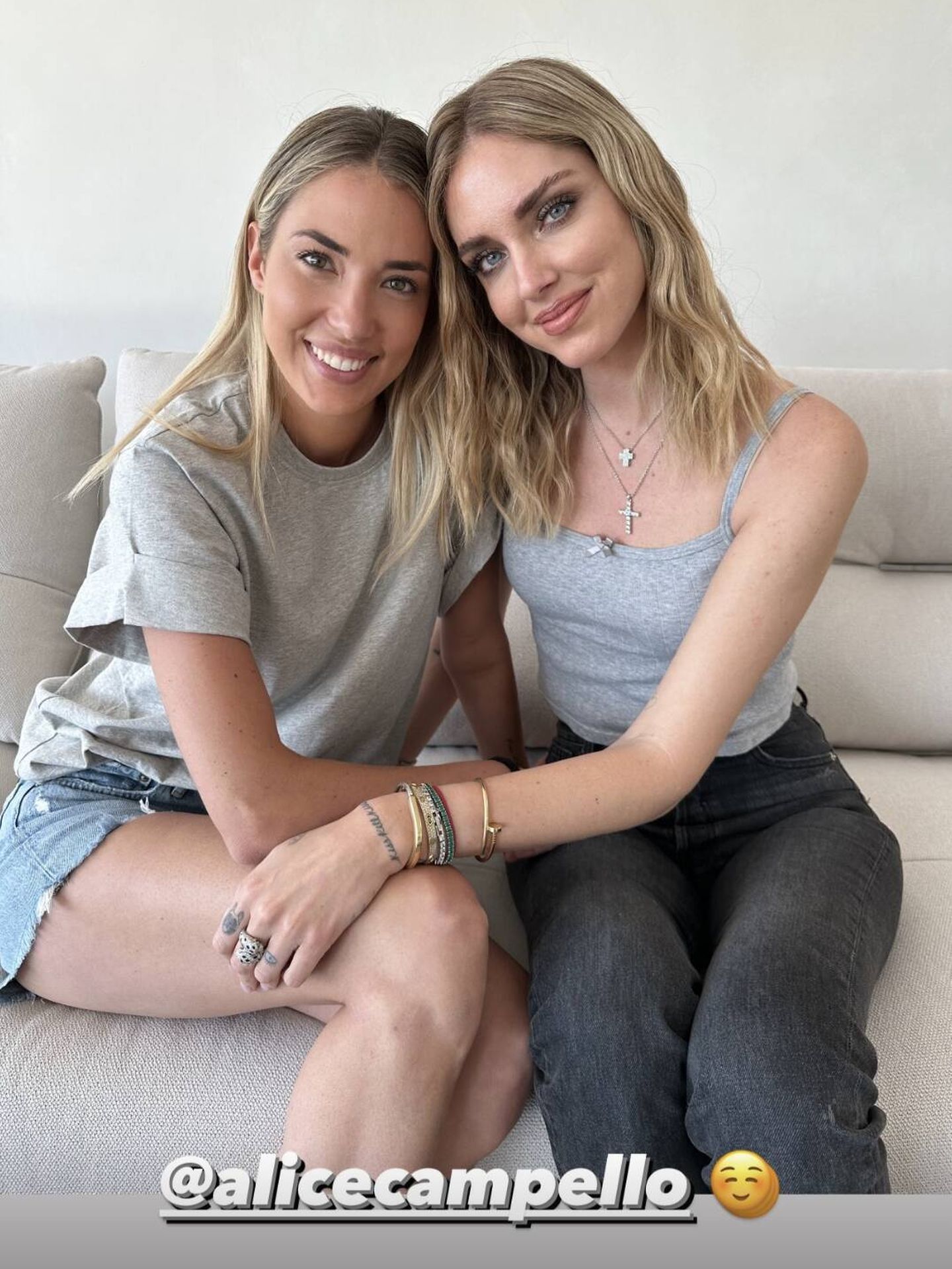 La influencer ha compartido su visita a la casa de su amiga Alice Campello. (Instagram / @chiaraferragni)
