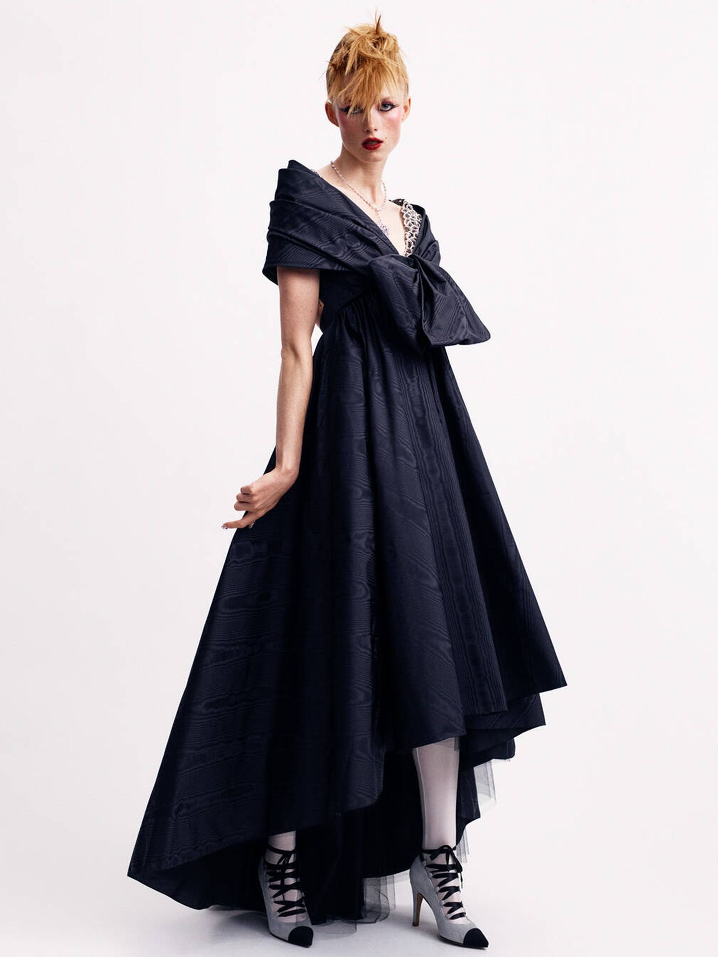 El vestido de alta costura de Chanel que inspiró el traje de novia de Nina Flohr. (Imaxtree)