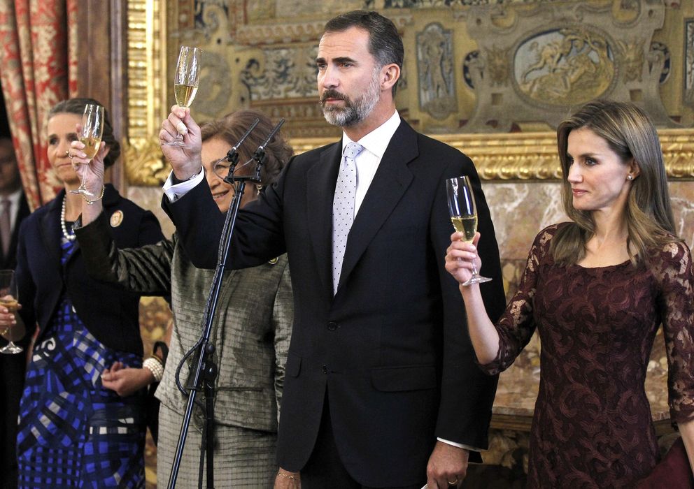 Foto: La princesa de Asturias en la recepción de autoridades el pasado día 12. (I.C:)