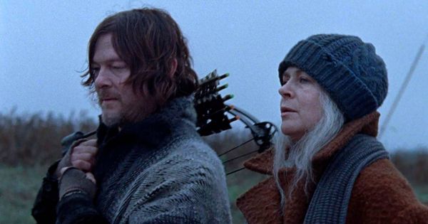 Foto: Daryl y Carol en el final de temporada de 'The Walking Dead'. (AMC)