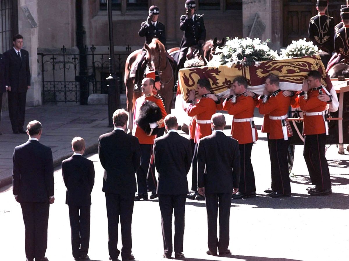Foto: El funeral de la princesa Diana. (Reuters)