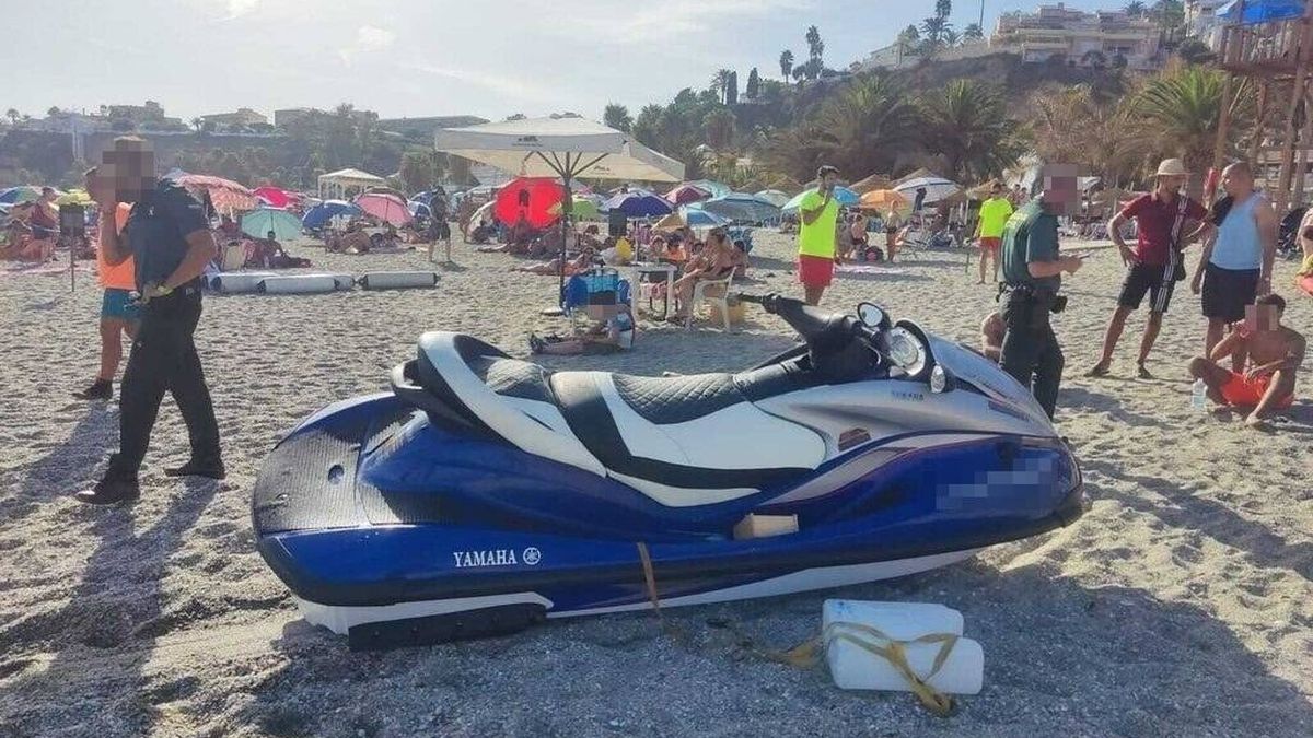 Motos de agua robadas para cruzar inmigrantes a todo gas por el litoral sur