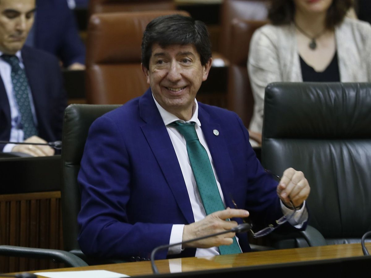 Foto: El vicepresidente de la Junta de Andalucía, Juan Marín. (Efe)