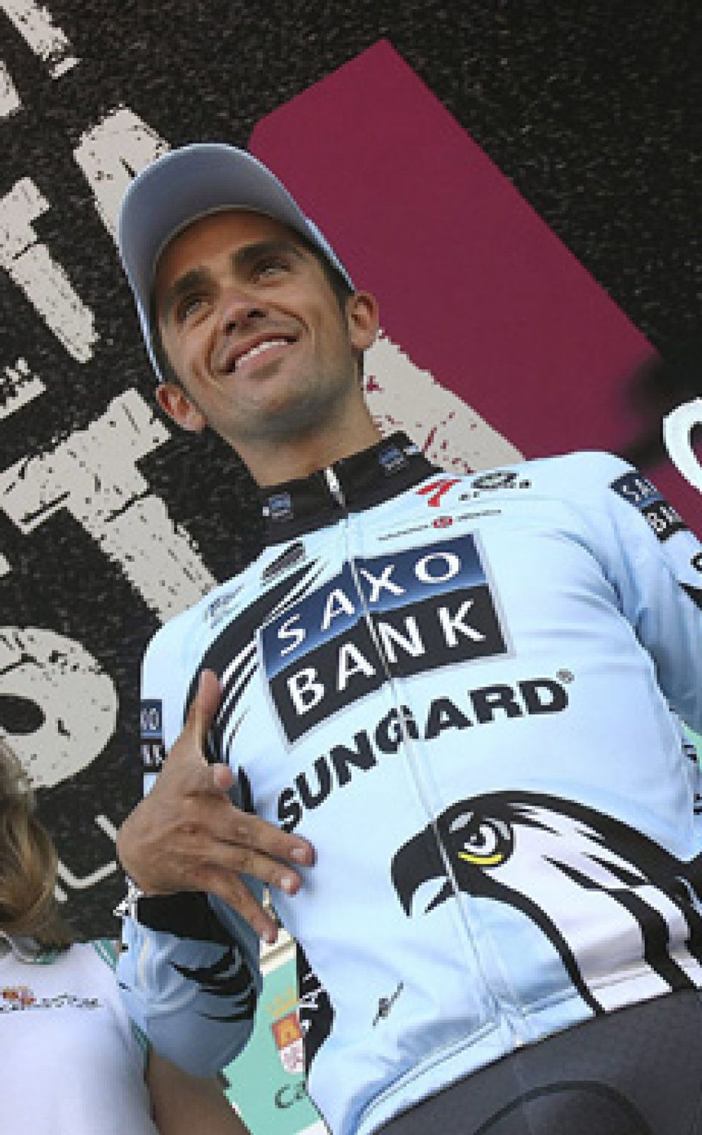 Foto: Contador, contento con sus "sensaciones" con vistas al Giro