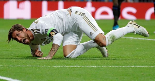 Foto: Sergio Ramos rematando el único tanto del Real Madrid. (EFE)