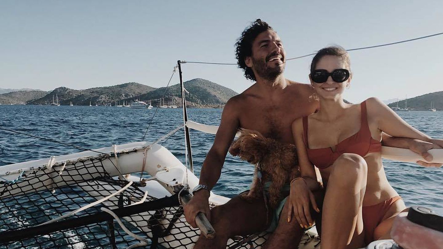 Gabriela Palatchi y su esposo. (Instagram)