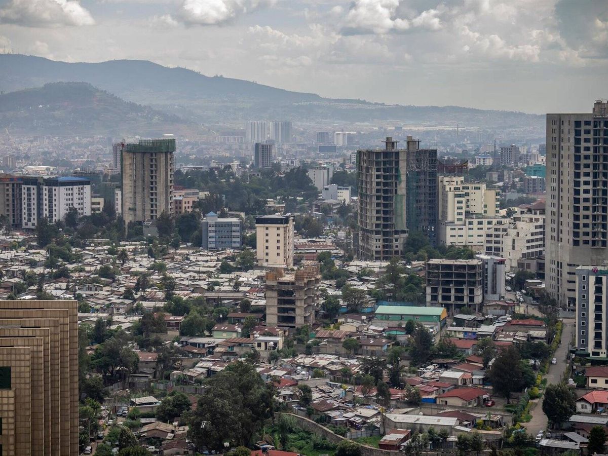 Foto: Vista general de Addis Abeba, la capital de Etiopía, desde el edificio de la Unión Africana. (Europa Press/Michael Kappeler/Dpa)