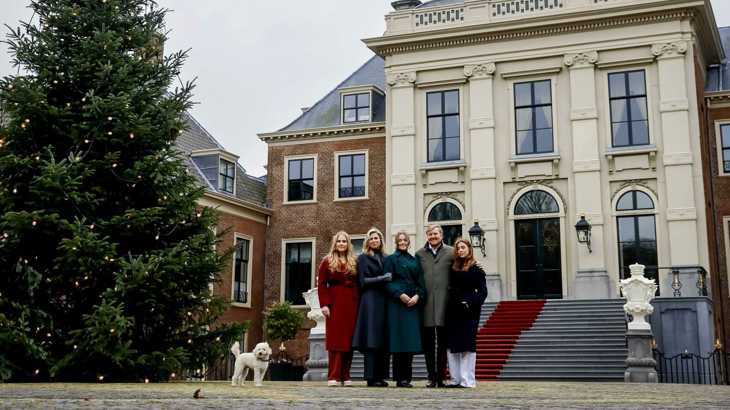 La familia real holandesa en Huis ten Bosch. (EFE)