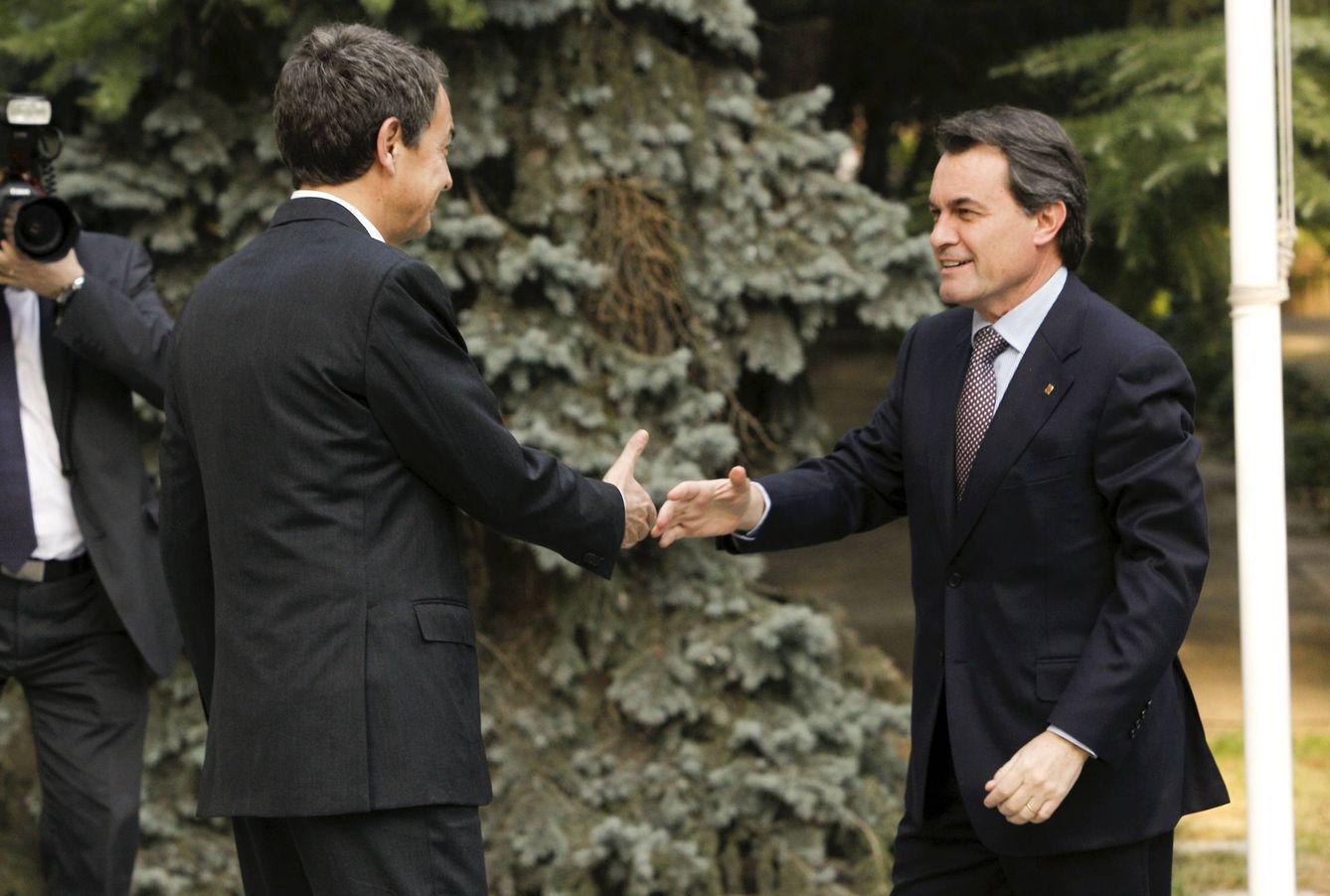 José Luis Rodríguez Zapatero y Artur Mas, en 2011 EFE/Kote Rodrigo 