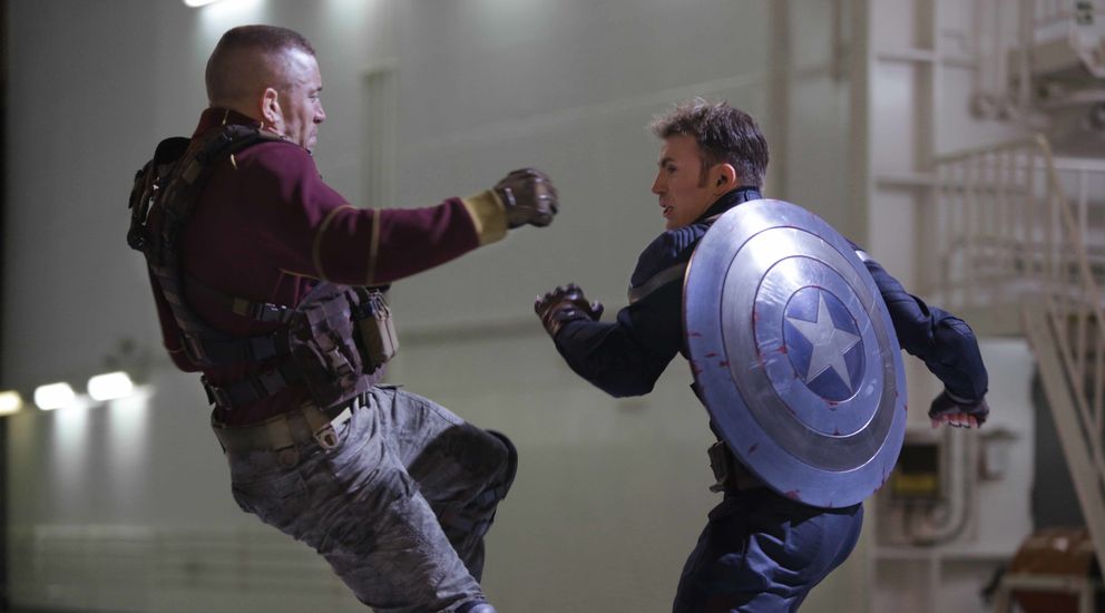 Escena de 'Capitán América: El soldado de invierno'