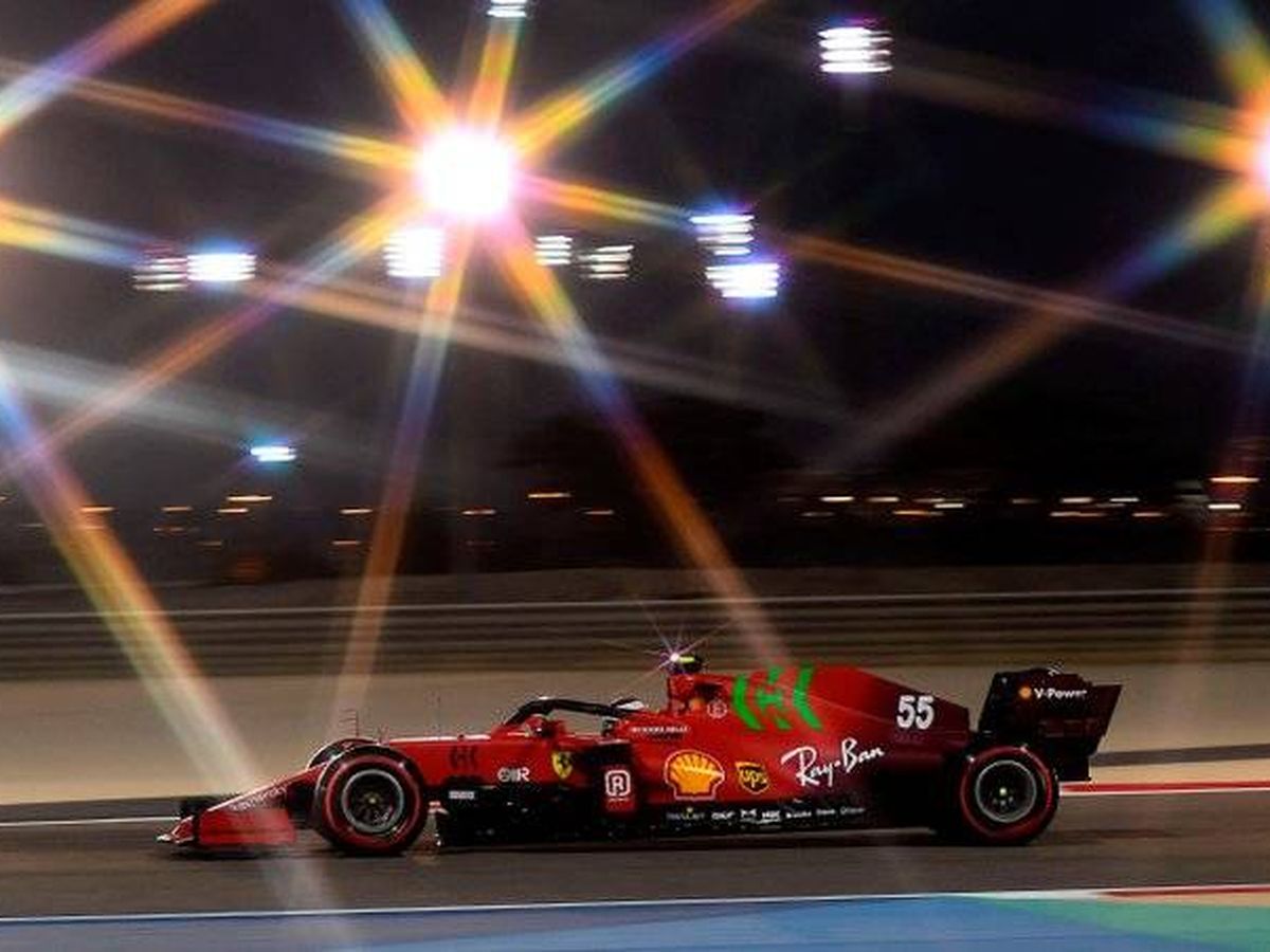Foto: Carlos Sainz terminó la carrera a solo diez segundos de Leclerc a pesar de su prudente comienzo de carrera