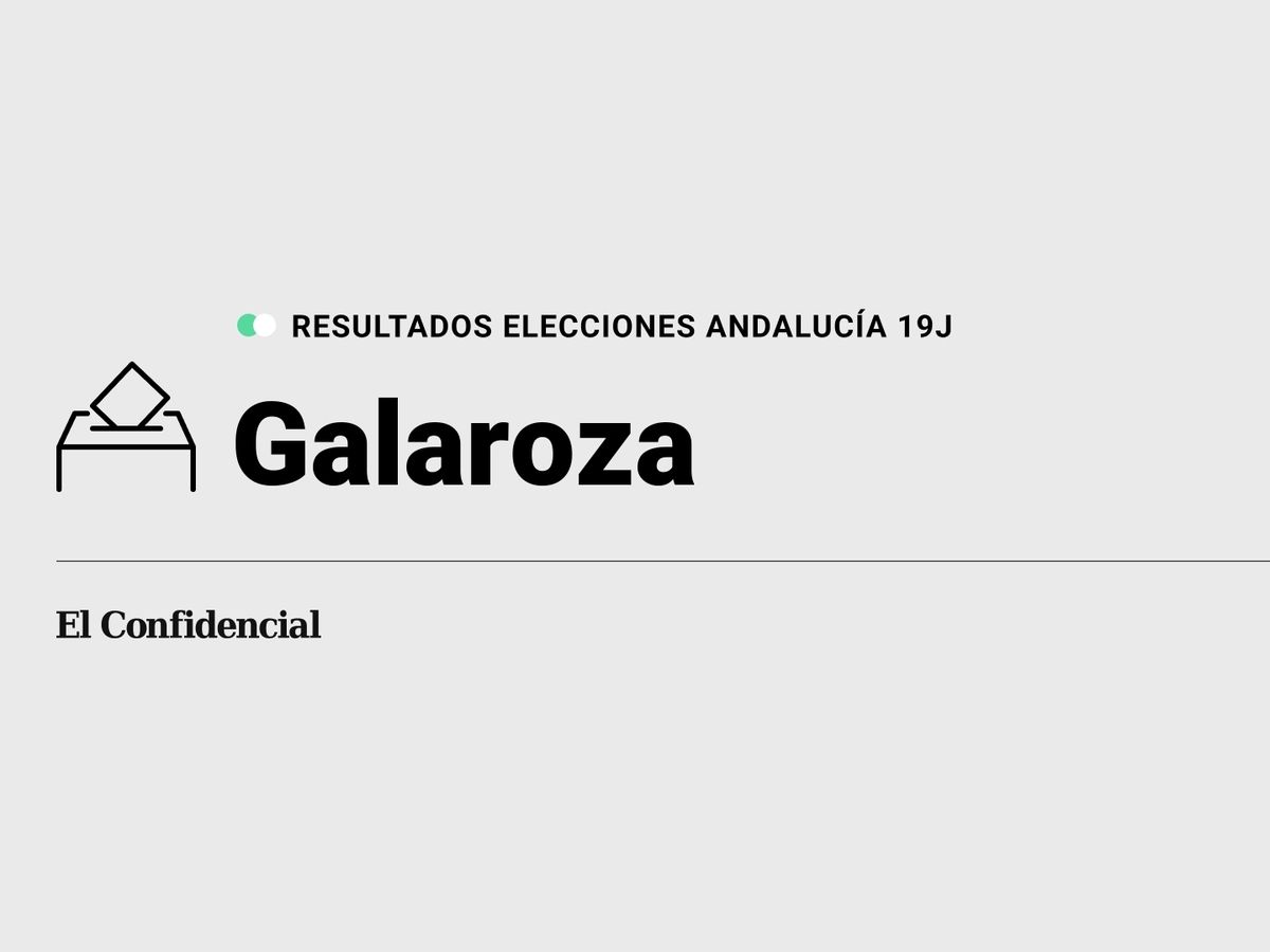 Foto: Resultados en Galaroza, Huelva, de las elecciones de Andalucía 2022 este 19-J (C.C./Diseño EC)