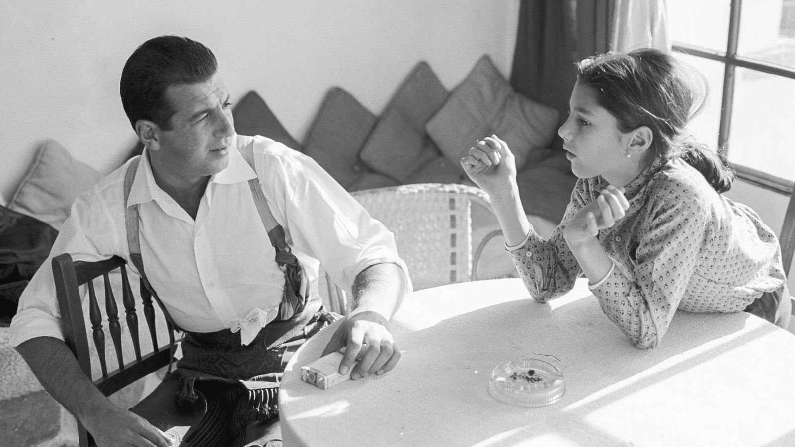 Foto: Antonio Ordóñez, con su hija Belén. (Getty)