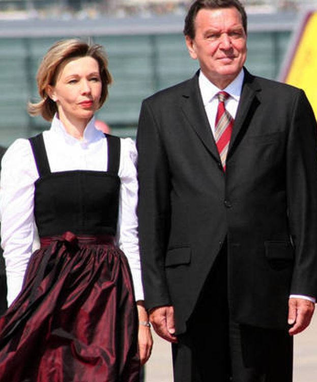 Foto: El excanciller alemán junto a su esposa (Gtres)