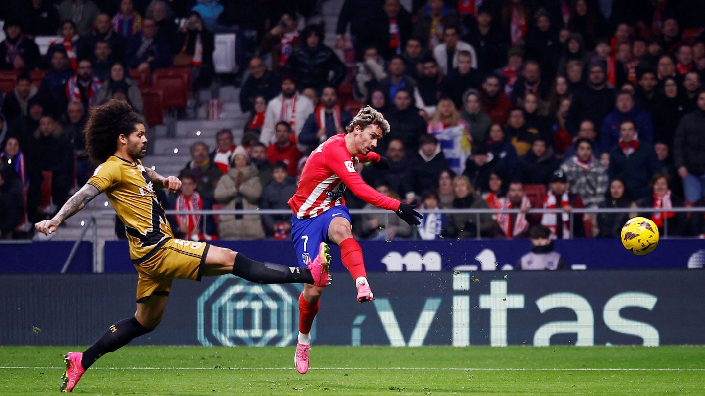 Griezmann, el mejor del Atlético de Madrid. (Reuters/Juan Medina)