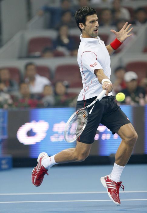 Foto: Djokovic jugará su tercera final en la pista de Shanghai.