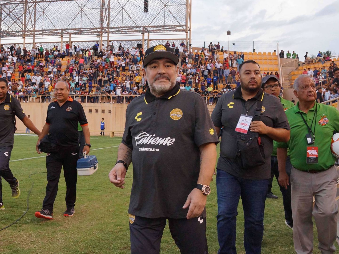 Maradona en su aventura mexicana. (Cordon Press)