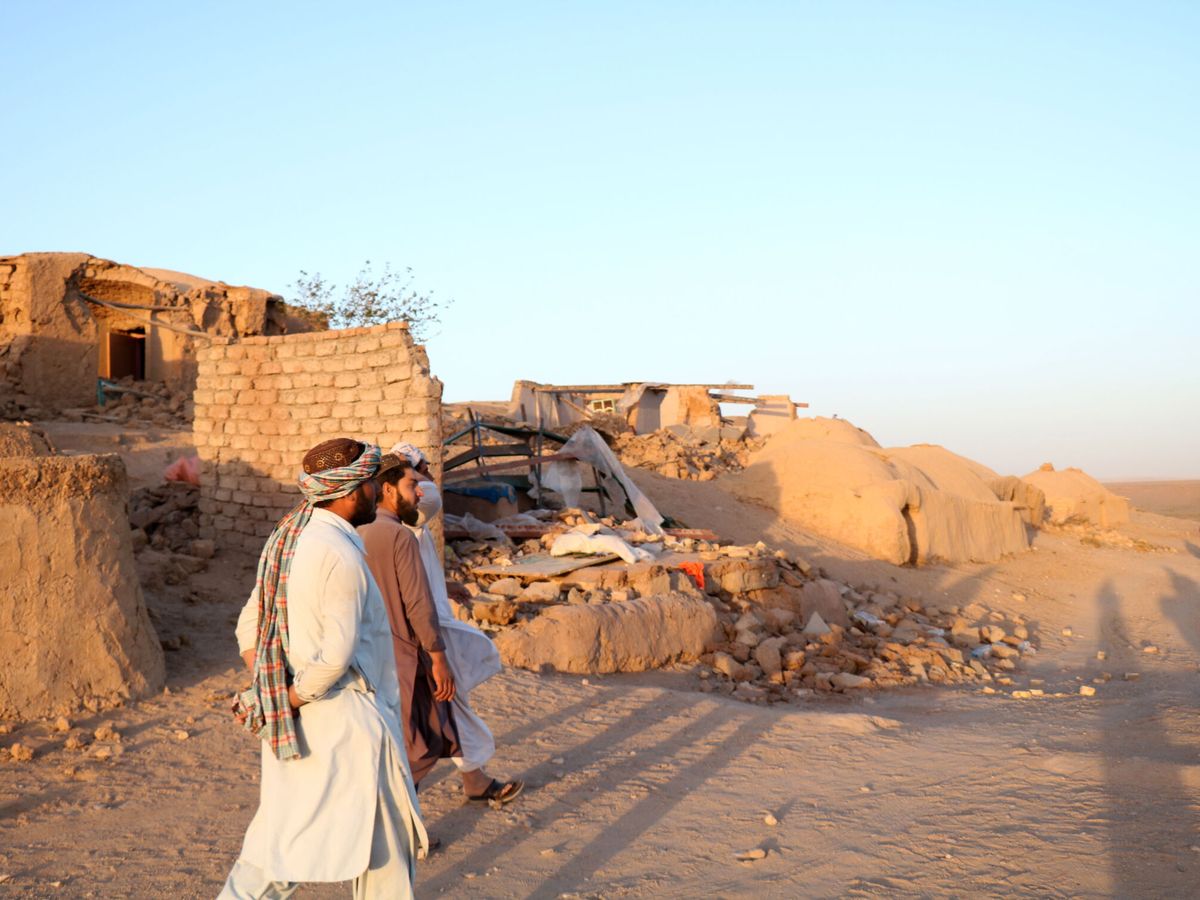 Foto: Terremotos en el oeste de Herat. (EFE/Stringer)
