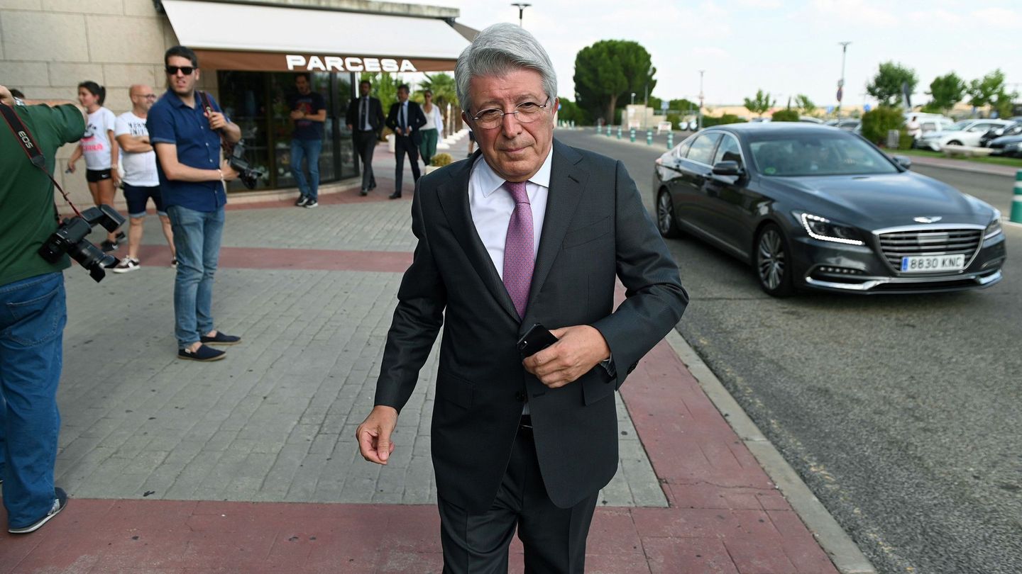 El presidente del Atlético de Madrid, Enrique Cerezo. (EFE)
