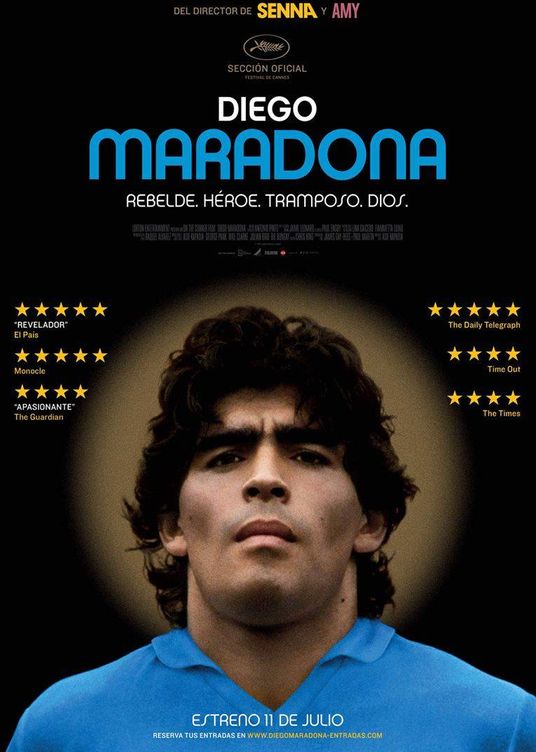 Cartel de 'Diego Maradona'.