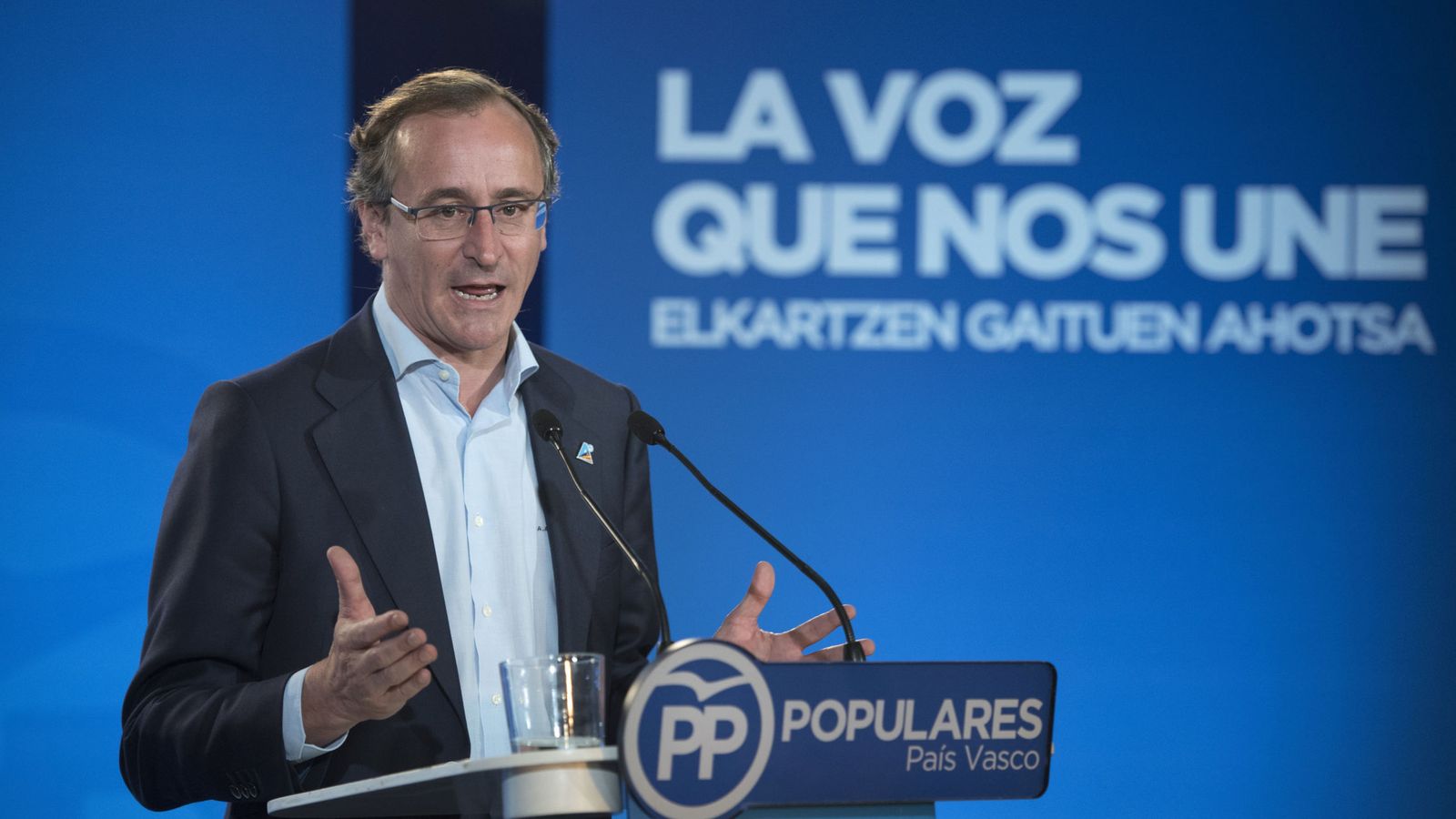 Foto: El candidato del PP a lendakari, Alfonso Alonso (EFE)