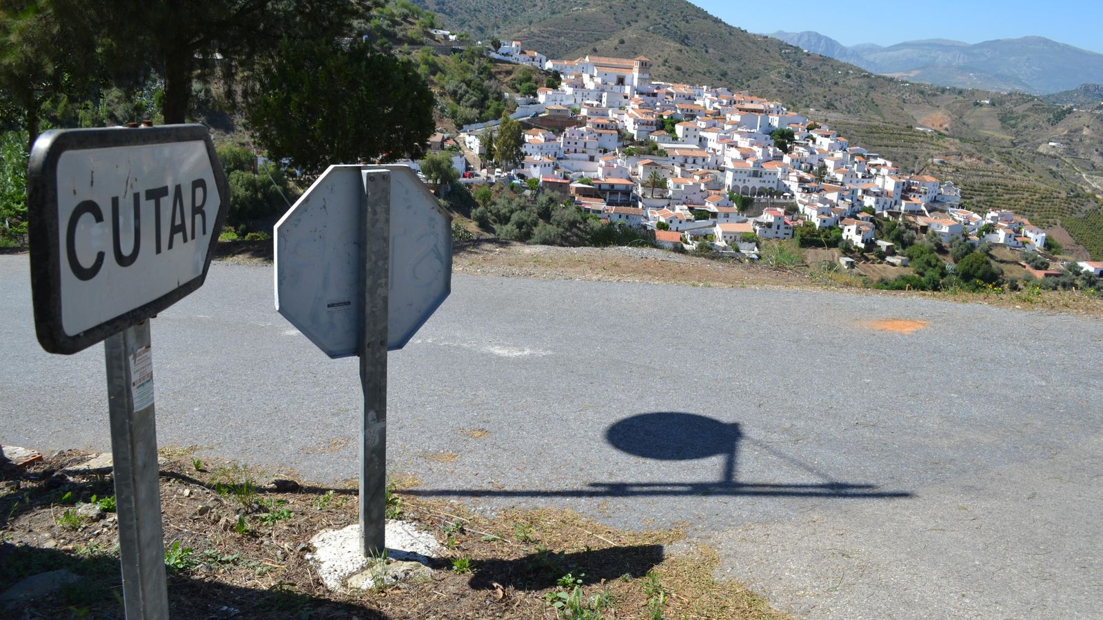 Foto: Vista de Cútar, provincia de Málaga. (Toñi Guerrero)