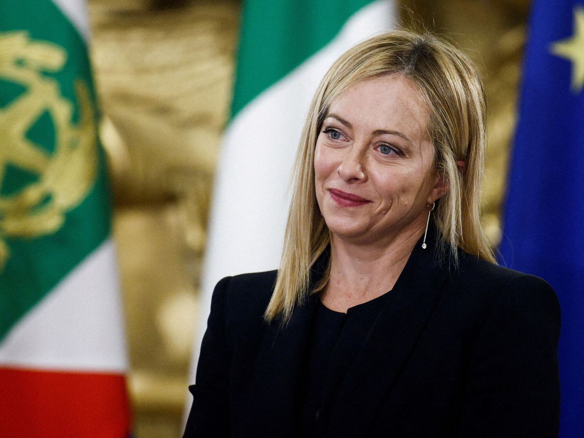 Foto: La nueva primera ministra italiana, la ultraderechista Giorgia Meloni. (Reuters/Guglielmo Mangiapane)